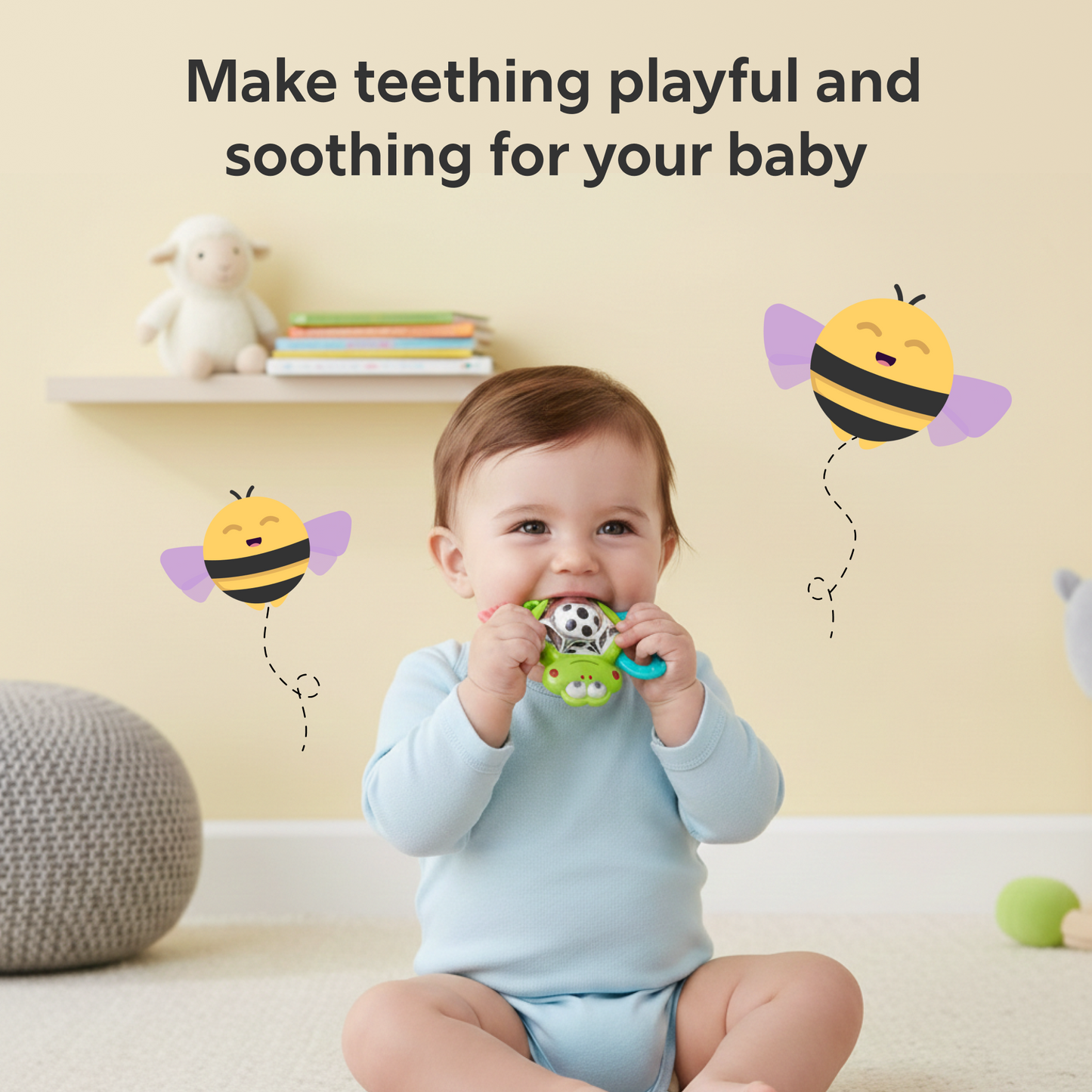 Happy Frog Teether