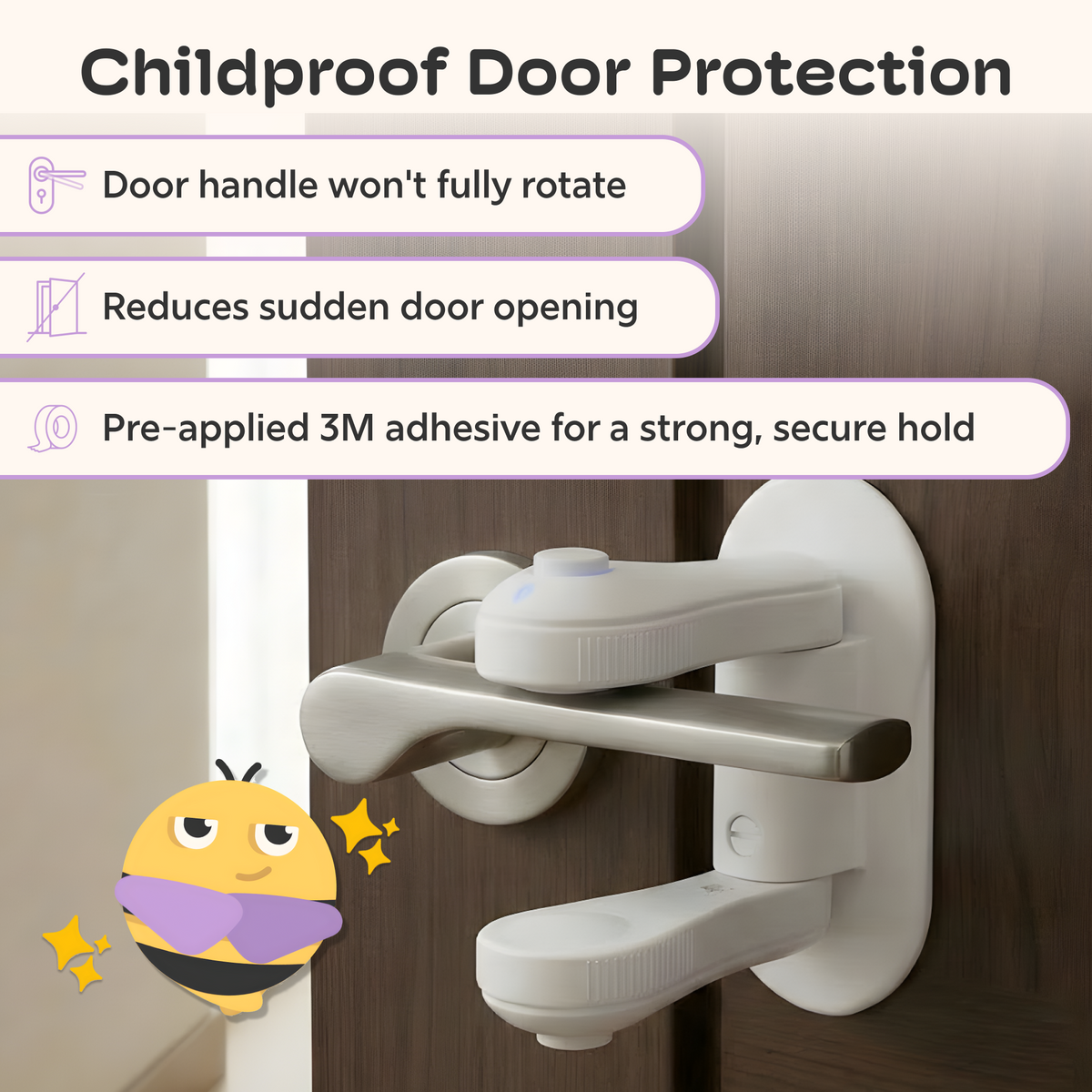 Door Lever Safety Lock