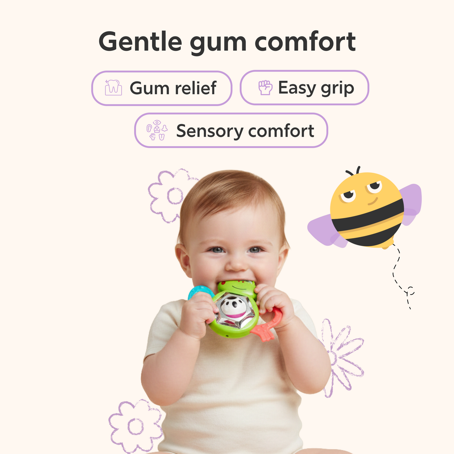 Happy Frog Teether
