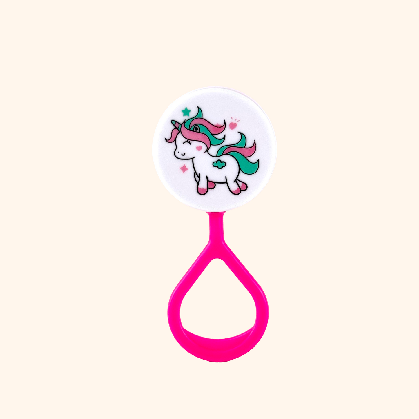 Little Unicorn Drum Rattle