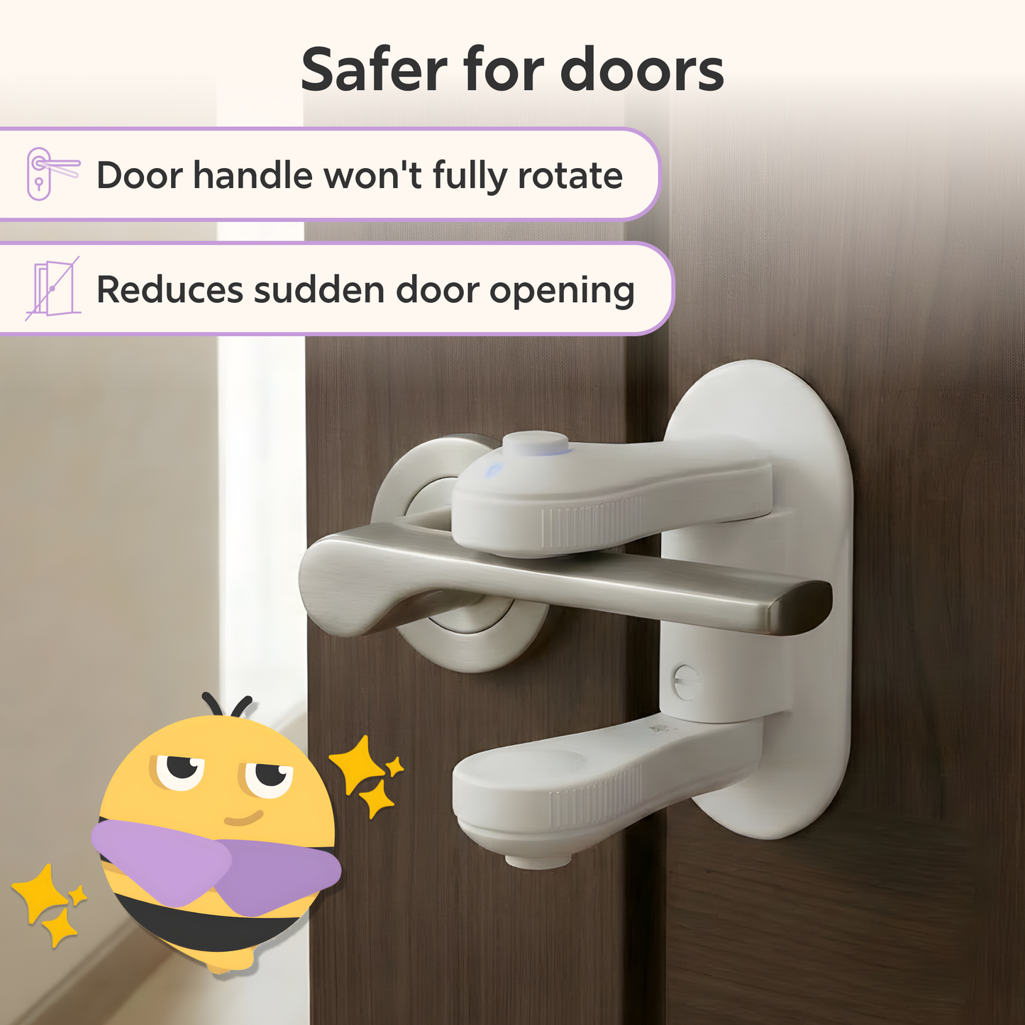 Door Lever Safety Lock