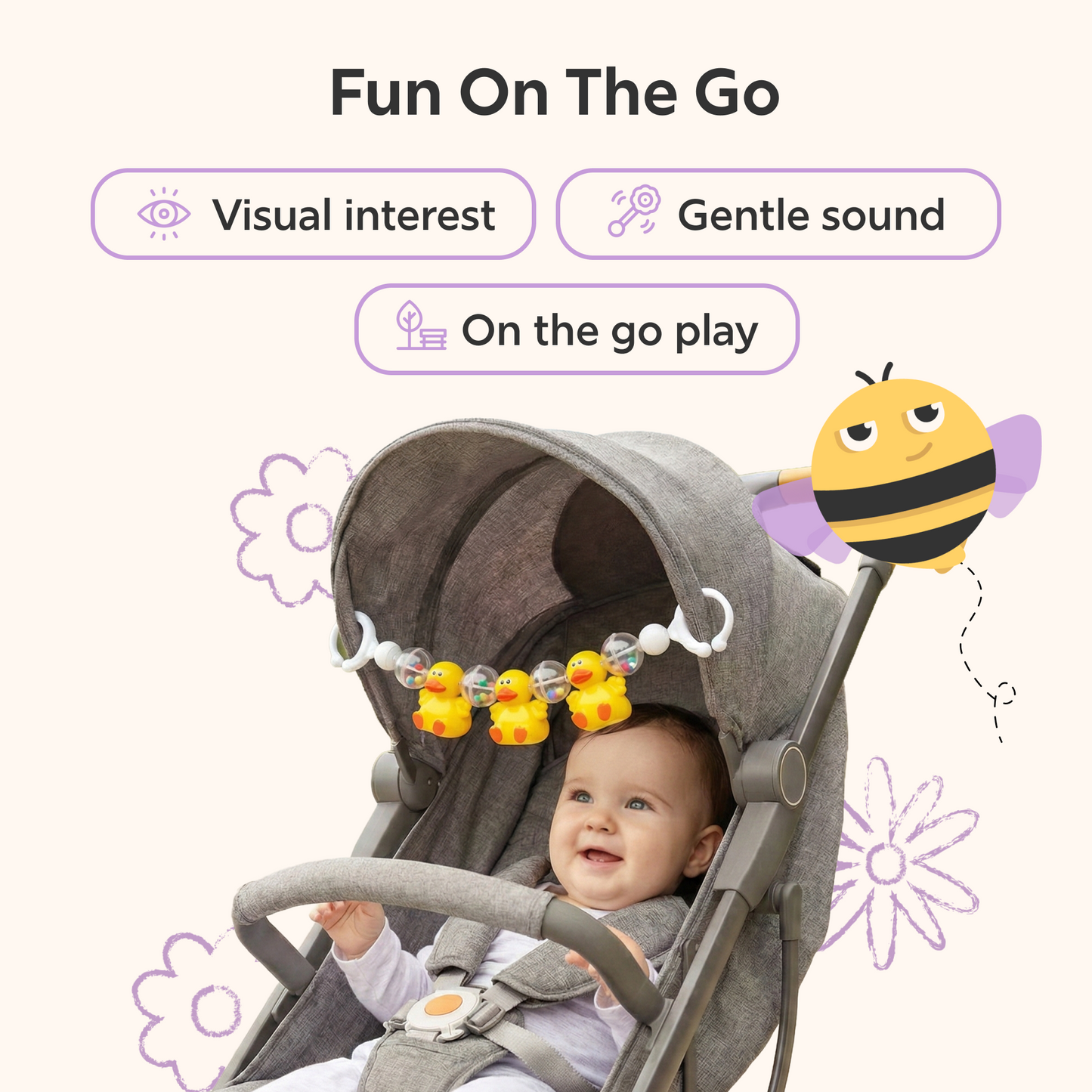 Duck Stroller Rattle