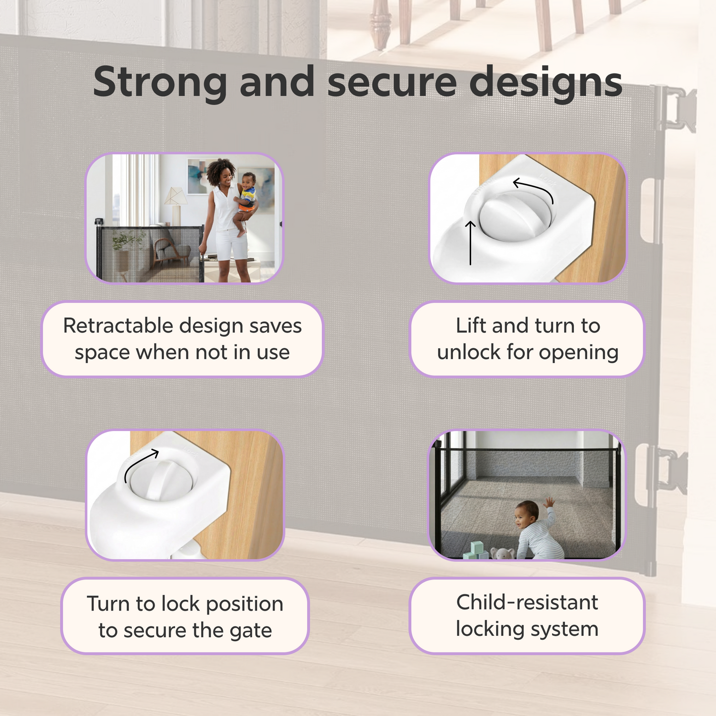 SafeSpace Baby Gate (140cm)