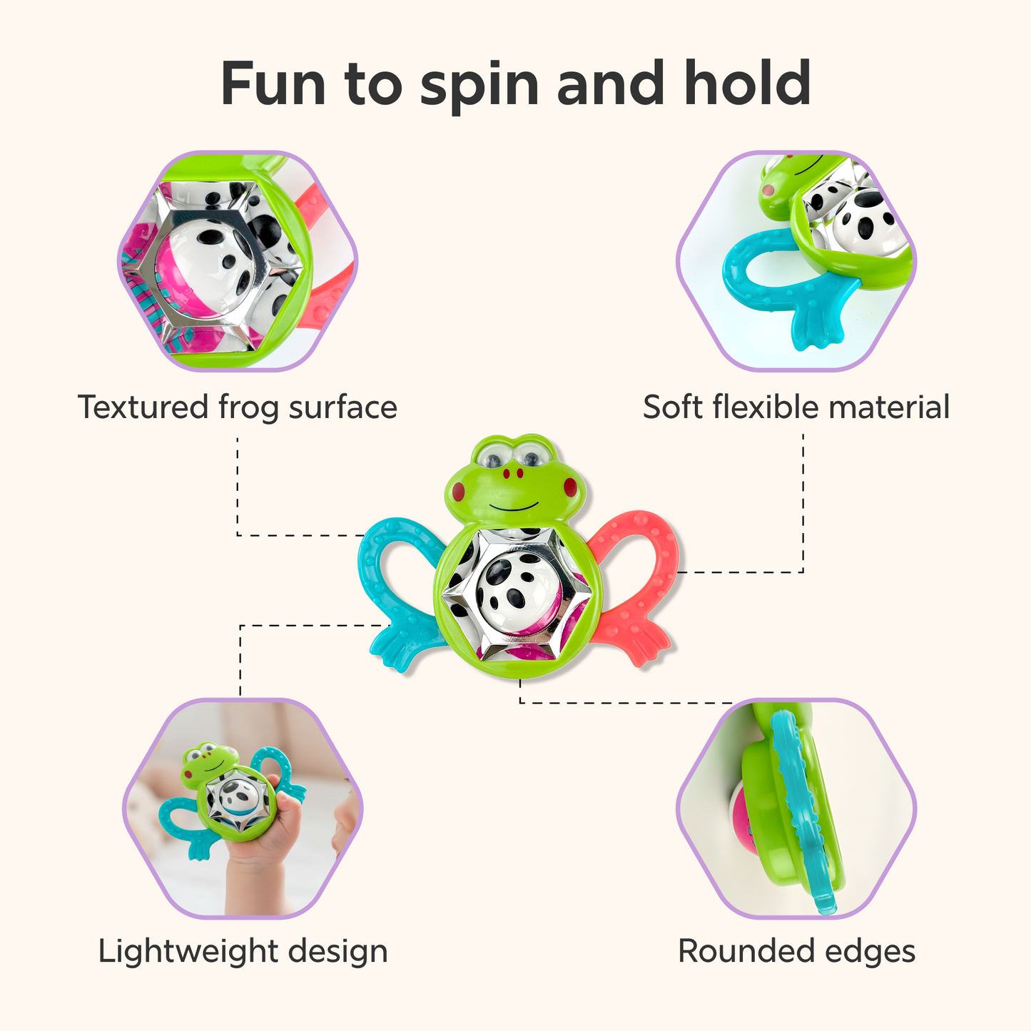 Happy Frog Teether