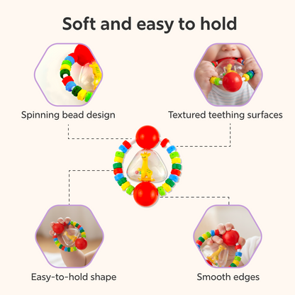Spinning Giraffe Bead Teether