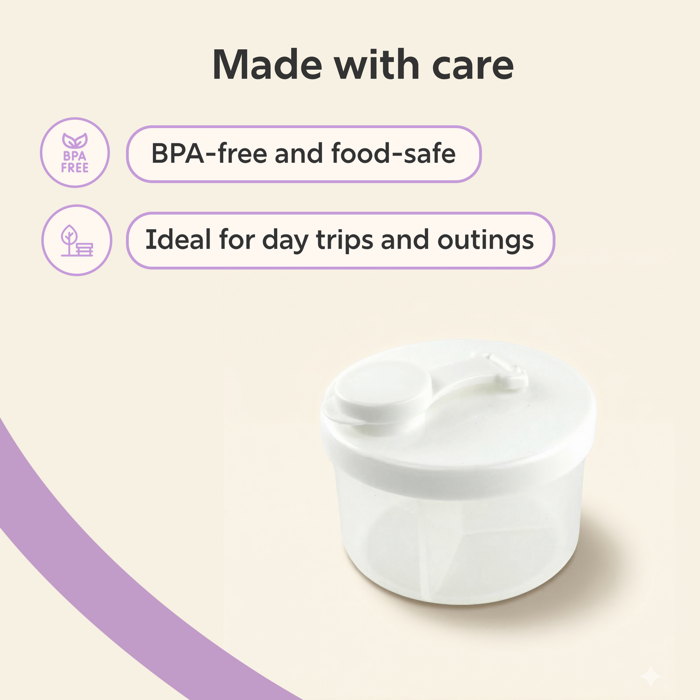 Easy Feed Milk Container
