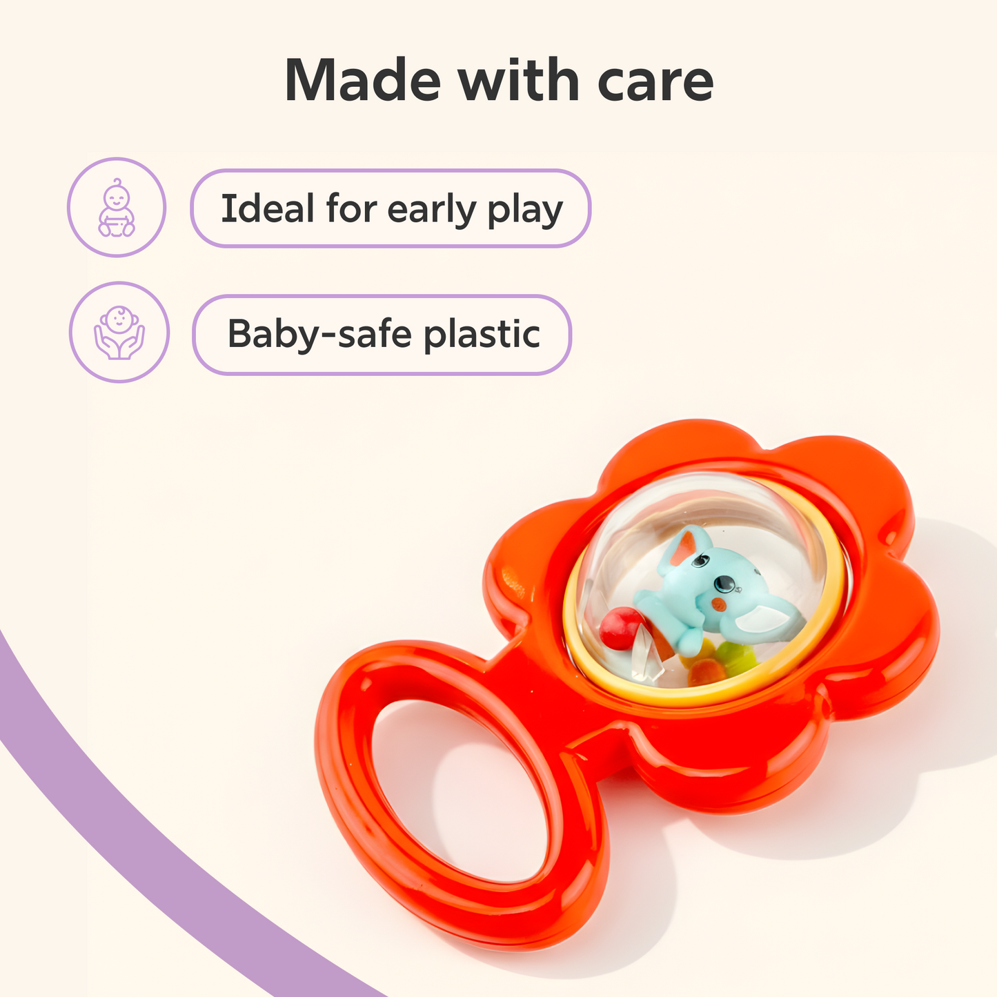 Baby Blossom Rattle