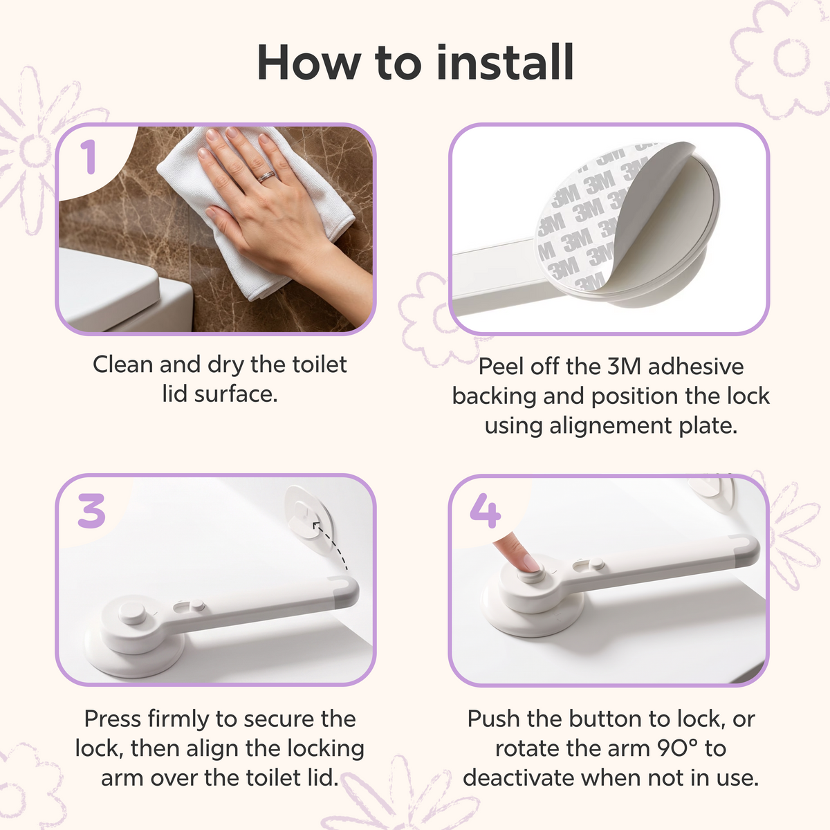 Toddler Toilet Safety Lock