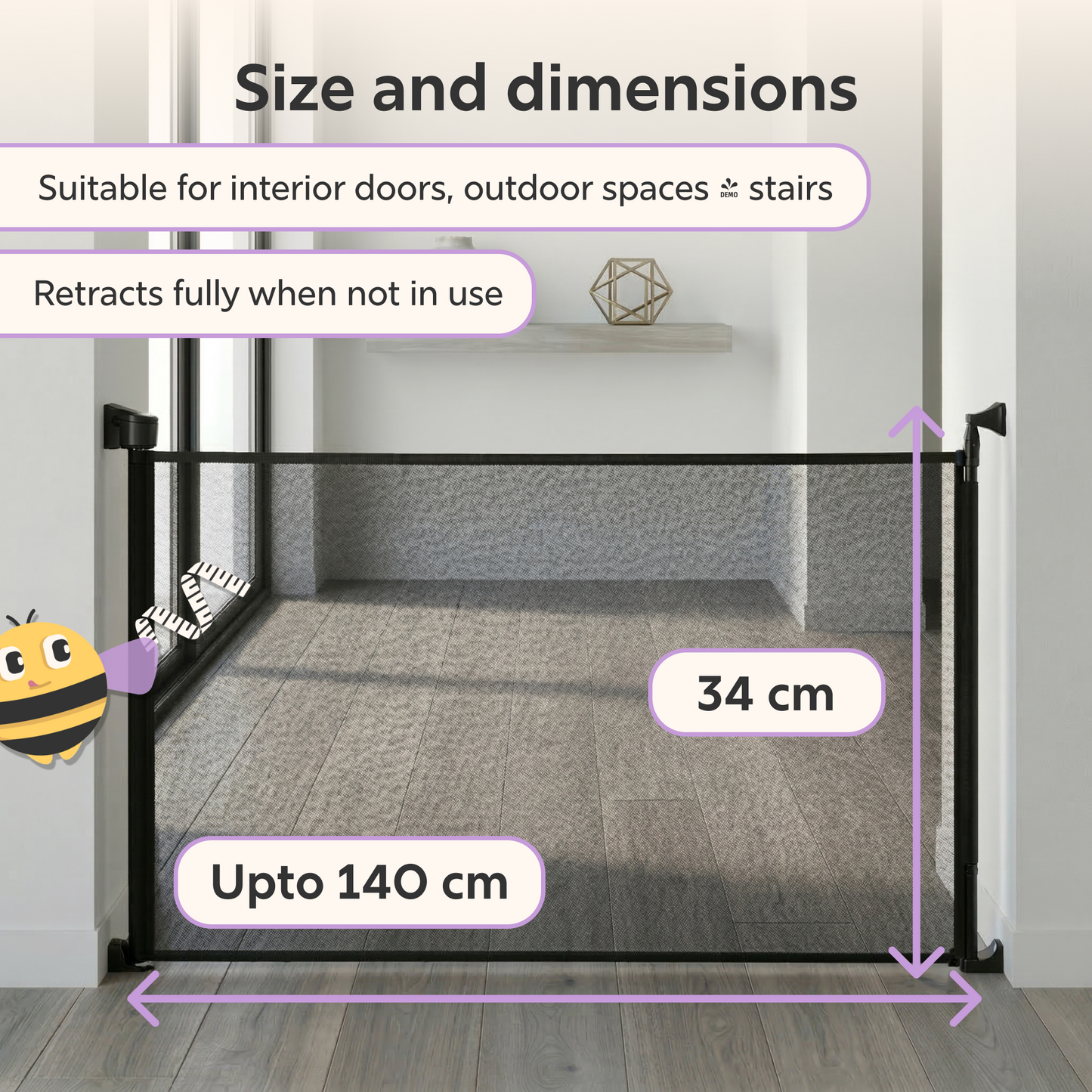 SafeSpace Baby Gate (140cm)