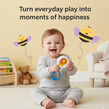Little Lion Drum Rattle