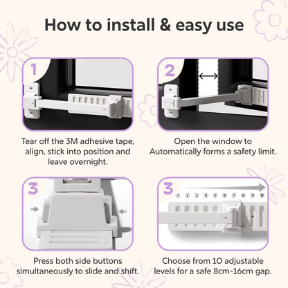 Window Safety Adjustable Lock