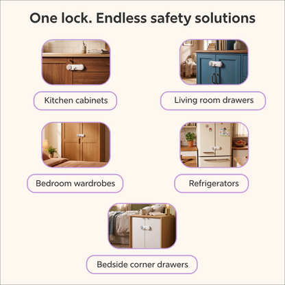 Beekidd Cabinet Shield Lock